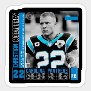 Christian Mccaffrey Paper Poster Sticker